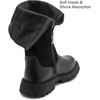 image:imageDADAWEN Girls Knee High Boots Fashion Bow Round Toe Side Zipper Winter Tall Riding Boots for ToddlerLittle KidBig KidBlack
