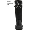 image:imageDADAWEN Girls Knee High Boots Fashion Bow Round Toe Side Zipper Winter Tall Riding Boots for ToddlerLittle KidBig KidBlack