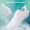 image:imageDADAWEN Adult amp Youth White Cheerleading Dance Shoes Athletic Training Lightweight Competition Tennis Sneakers Cheer ShoesWhitegirl02
