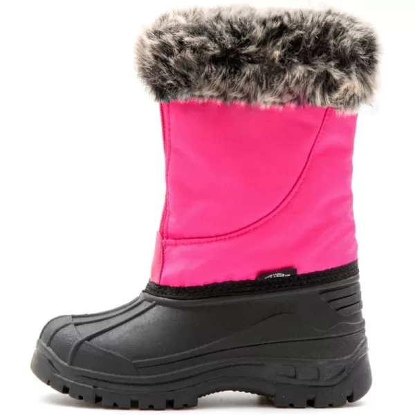 Outee Toddler Kids Winter Outdoor Waterproof FAUX FUR Snow Boots Age 2-10