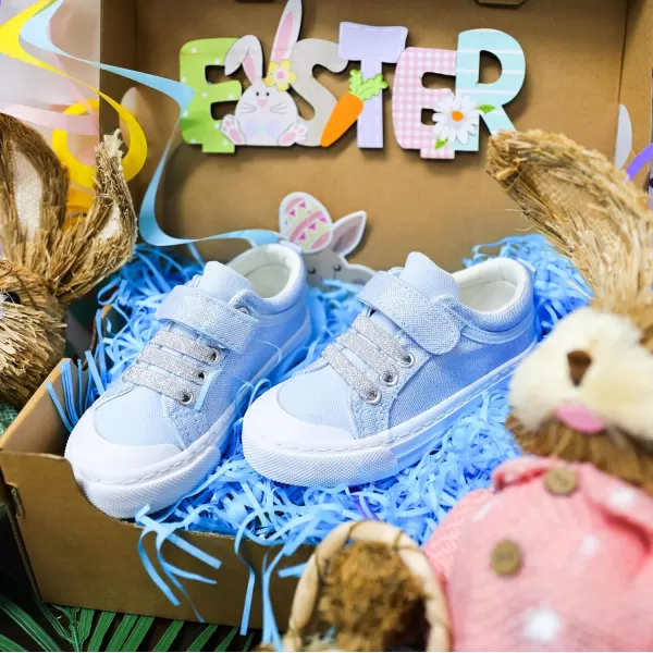 ToandonToddler Kids Sneakers Sparkle Fashion Glitter Sequins Canvas Shoes