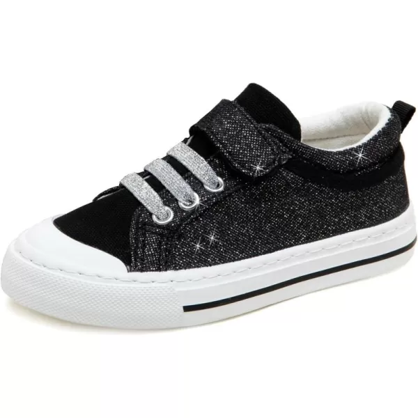 ToandonToddler Kids Sneakers Sparkle Fashion Glitter Sequins Canvas Shoes