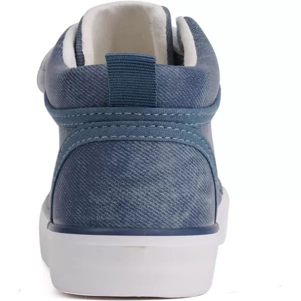 Toandon Kids Adorable Fashion High Top Casual Canvas Sneakers