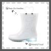 imageOutee Toddler Kids Adorable Lightwight Waterproof Rain Boots Light Up by StepsGlitter Silver