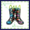 imageOutee Toddler Kids Adorable Lightwight Waterproof Rain Boots Light Up by StepsLight Up Blue