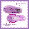 imageOutee Toddler Kids Adorable Lightwight Waterproof Rain Boots Light Up by StepsLight Up Purple