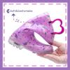 imageOutee Toddler Kids Adorable Lightwight Waterproof Rain Boots Light Up by StepsLight Up Purple