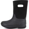 imageOutee Toddler Kids Warm Waterproof Neoprene Rain BootsBlack