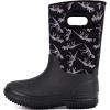imageOutee Toddler Kids Warm Waterproof Neoprene Rain BootsDinosaur