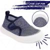 imageToandon Baby Toddler Lightweight Flexible Straps Sneakers for 17 YrsKnit Blue Grey