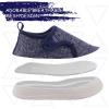 imageToandon Baby Toddler Lightweight Flexible Straps Sneakers for 17 YrsKnit Blue Grey