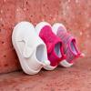 imageToandon Baby Toddler Lightweight Flexible Straps Sneakers for 17 YrsWhite Mesh