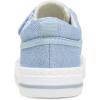 imageToandon Toddler Kids Sneakers Glitter Walking Shoes with Hoop and Loop Age 157Glitter Blue With Buckle