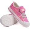 imageToandon Toddler Kids Sneakers Glitter Walking Shoes with Hoop and Loop Age 157Pink Star