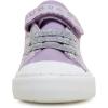 imageToandon Toddler Kids Sneakers Glitter Walking Shoes with Hoop and Loop Age 157Purple Leopard