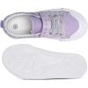imageToandon Toddler Kids Sneakers Glitter Walking Shoes with Hoop and Loop Age 157Purple Leopard