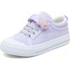 imageToandon Toddler Kids Sneakers Glitter Walking Shoes with Hoop and Loop Age 157Starpurple