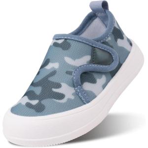 imageToandon Baby Toddler Lightweight Flexible Straps Sneakers for 17 YrsBlue Camo