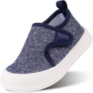 imageToandon Baby Toddler Lightweight Flexible Straps Sneakers for 17 YrsKnit Blue Grey