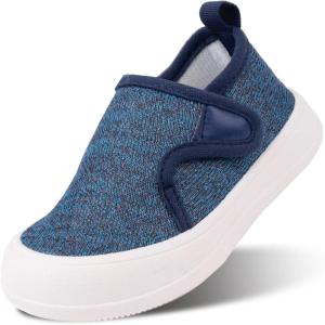 imageToandon Baby Toddler Lightweight Flexible Straps Sneakers for 17 YrsKnit Navy