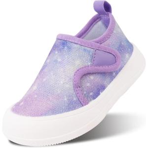 imageToandon Baby Toddler Lightweight Flexible Straps Sneakers for 17 YrsPurple Mesh