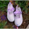 imageToandon Toddler Girls Sparkle Glitter Flats Sneakers Age 310Glitter Purple Bowknot