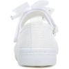 imageToandon Toddler Girls Sparkle Glitter Flats Sneakers Age 310White Glitter Bowknot