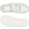 imageToandon Toddler Girls Sparkle Glitter Flats Sneakers Age 310White Glitter Bowknot