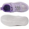 imageToandon Toddler Kids Sneakers Sparkle Fashion Glitter Sequins Canvas ShoesGlitter Purple Pu