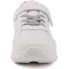 imageToandon Toddler Kids Sneakers Sparkle Fashion Glitter Sequins Canvas ShoesGlitter White Pu