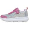 imageToandon Toddler Kids Sneakers Sparkle Fashion Glitter Sequins Canvas ShoesSequins Silver