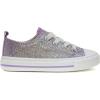 imageToandonToddler Kids Sneakers Sparkle Fashion Glitter Sequins Canvas ShoesGlitter Purple