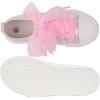 imageToandonToddler Kids Sneakers Sparkle Fashion Glitter Sequins Canvas ShoesPearl Ribbon Pink