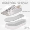 imageToandonToddler Kids Sneakers Sparkle Fashion Glitter Sequins Canvas ShoesSliver Pu