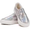 imageToandon Toddler Kids Girls Sparkle Slip On Walking Shoes Age 210Grey Seqs