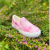 imageToandon Toddler Kids Girls Sparkle Slip On Walking Shoes Age 210Tiedye Pink