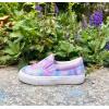 imageToandon Toddler Kids Girls Sparkle Slip On Walking Shoes Age 210Tiedye Purple