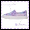 imageToandon Toddler Kids Girls Sparkle Slip On Walking Shoes Age 210Tiedye Purple