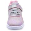 imageToandon Toddler Kids Sparkle Breathable Lightweight Sneakers Light Up by StepGlitter Purple
