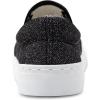 imageToandon Toddler Girls Kids Sparkle Slip On Sneakers Loafers Age 210Glitter Black