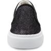 imageToandon Toddler Girls Kids Sparkle Slip On Sneakers Loafers Age 210Glitter Black