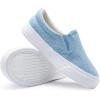 imageToandon Toddler Girls Kids Sparkle Slip On Sneakers Loafers Age 210Glitter Blue