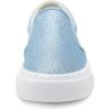 imageToandon Toddler Girls Kids Sparkle Slip On Sneakers Loafers Age 210Glitter Blue