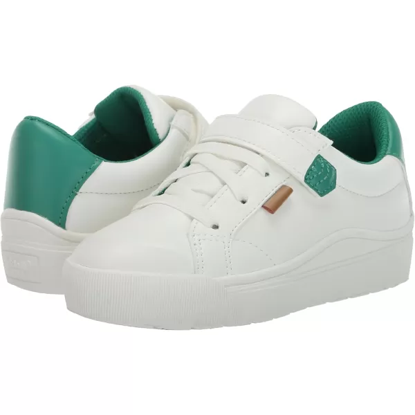 imageDr Scholls Shoes BabyBoys Time Off Toddler SneakerWhiteGreen Smooth