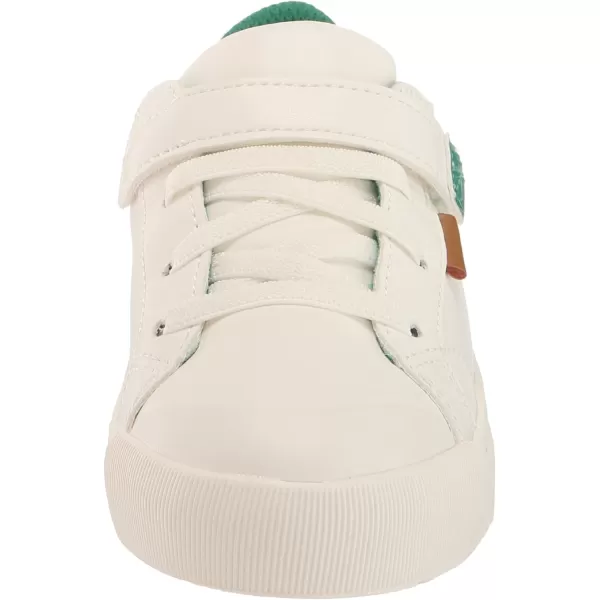 imageDr Scholls Shoes BabyBoys Time Off Toddler SneakerWhiteGreen Smooth