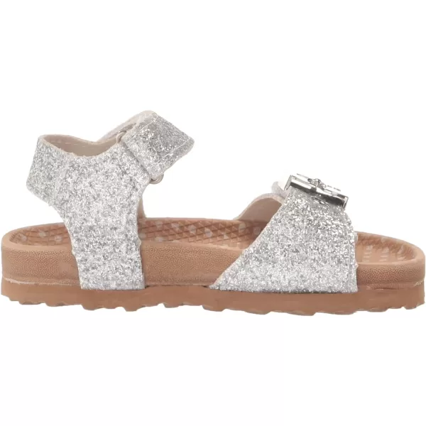 imageDr Scholls Shoes Girls Original Sandal FlatSilver Sparkle