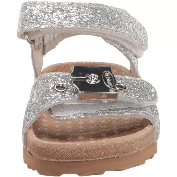 imageDr Scholls Shoes Girls Original Sandal FlatSilver Sparkle