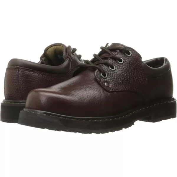 imageDr Scholls Shoes Mens Harrington II Slip Resistant Work OxfordBushwacker Brown