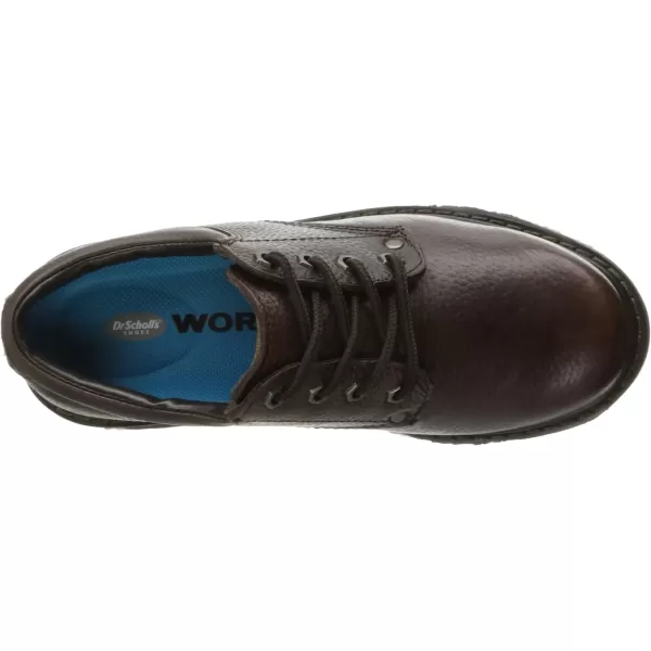 imageDr Scholls Shoes Mens Harrington II Slip Resistant Work OxfordBushwacker Brown