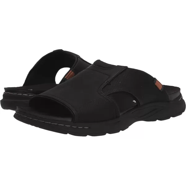 imageDr Scholls Shoes Mens Hawthorne Slide SandalBlack Smooth